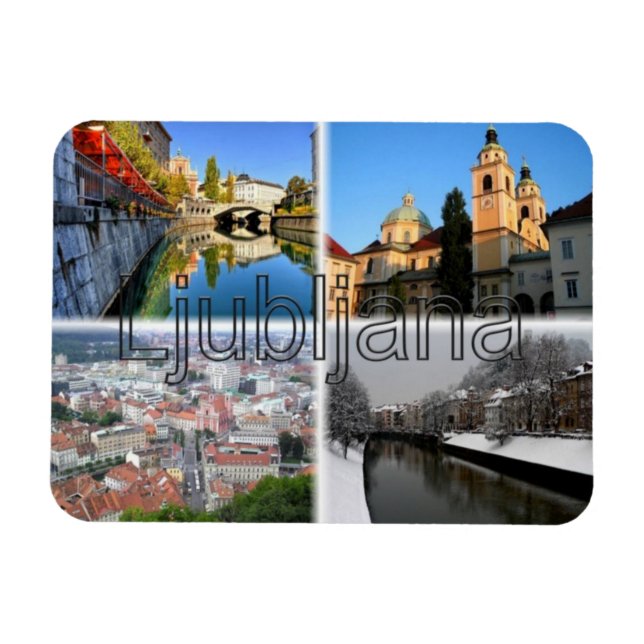 SI Slovenia - Ljubljana - Magnet (Horizontal)