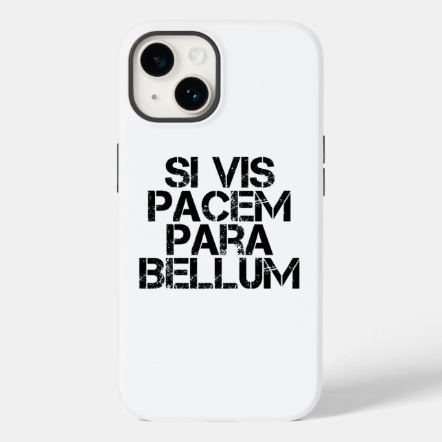 Si Vis Pacem Para Bellum Case-Mate iPhone Case (Back)