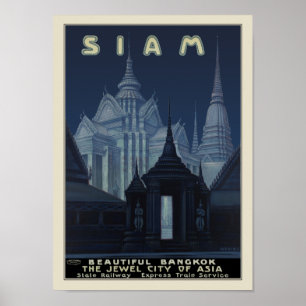 Siam - Beautiful Bangkok Poster