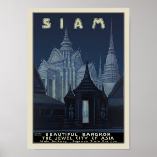 Siam - Beautiful Bangkok Poster