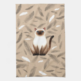 Siam cat Towel