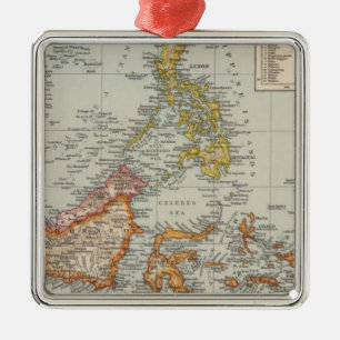Siam, Malay Archipelago Metal Tree Decoration