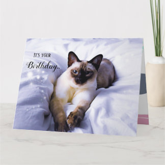 Siamese Birthday Card