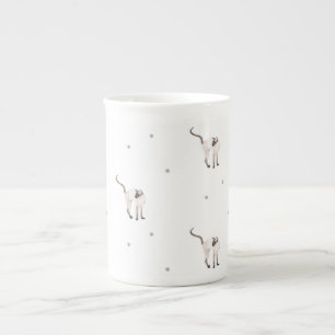 Siamese Bone China Tea Cup