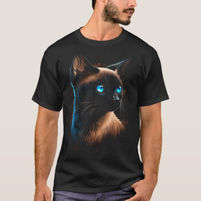 Siamese Cat  1 T-Shirt (Front)