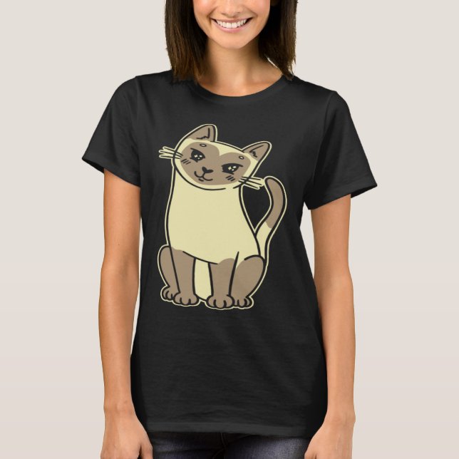 Siamese cat  4 T-Shirt (Front)