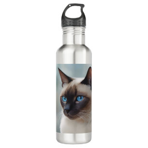 Siamese Cat 749 Digital art 710 Ml Water Bottle
