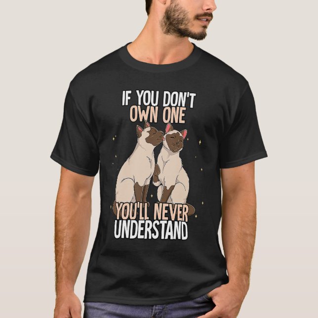 Siamese Cat  9 T-Shirt (Front)