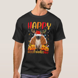Siamese Cat Animal Happy Siamese Cat Hellothanksm T-Shirt