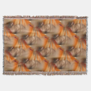 Siamese Cat Animal Pattern Throw Blanket