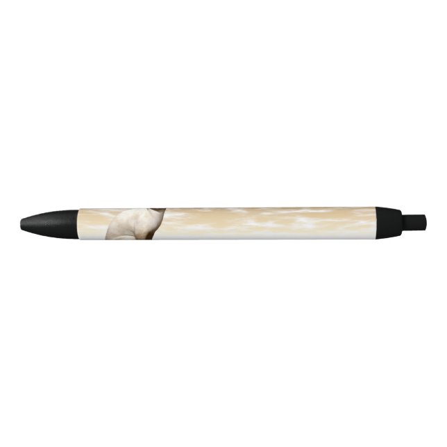 Siamese cat black ink pen (Front)