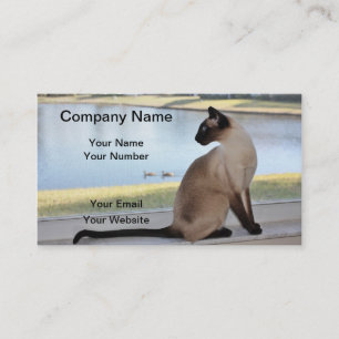 Siamese Cat Business Card
