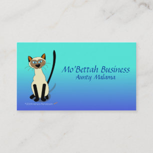 Siamese Cat Business Card Template