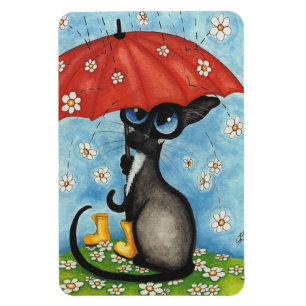 Siamese Cat by BiHrLe Magnet