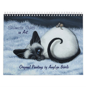 Siamese Cat Calendar by BihRle