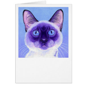Siamese Cat Card