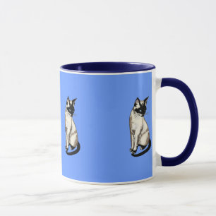 Siamese Cat Cartoon Kids Gift Mug