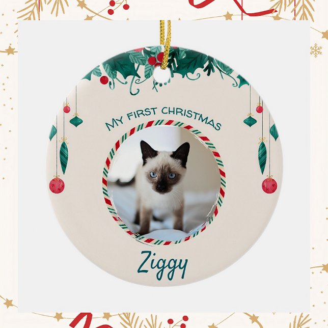 Siamese cat ceramic tree decoration (Creator Uploaded)