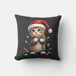 Siamese Cat Christmas V-Neck (3) Cushion