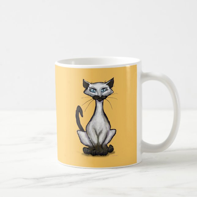 Siamese Cat Coffee Mug (Right)