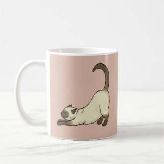 Siamese cat coffee mug