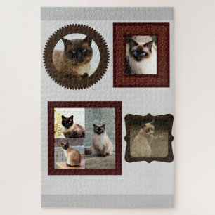 Siamese cat family gift jigsaw puzzle 1000 plus