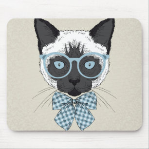 Siamese Cat Fashion Smart Mouse Mat