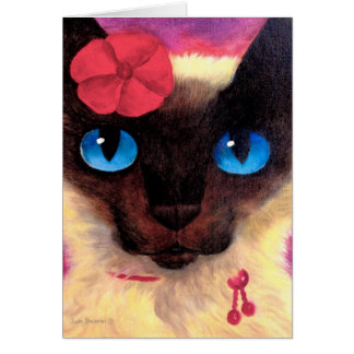 Siamese Cat Feline Pet Painting - Multi