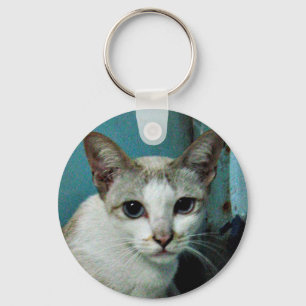 Siamese Cat Friend Key Ring