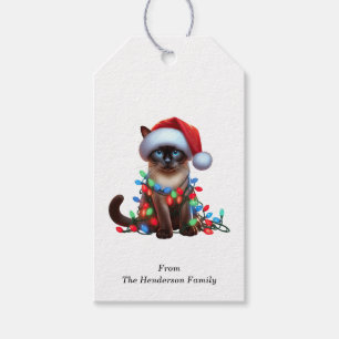 Siamese Cat Gift Tags