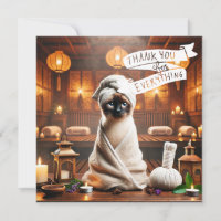 Siamese Cat in Spa PARTY