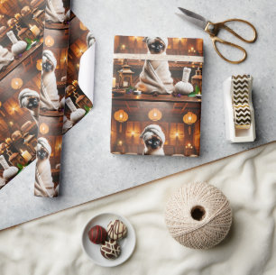 Siamese Cat in Spa  Wrapping Paper