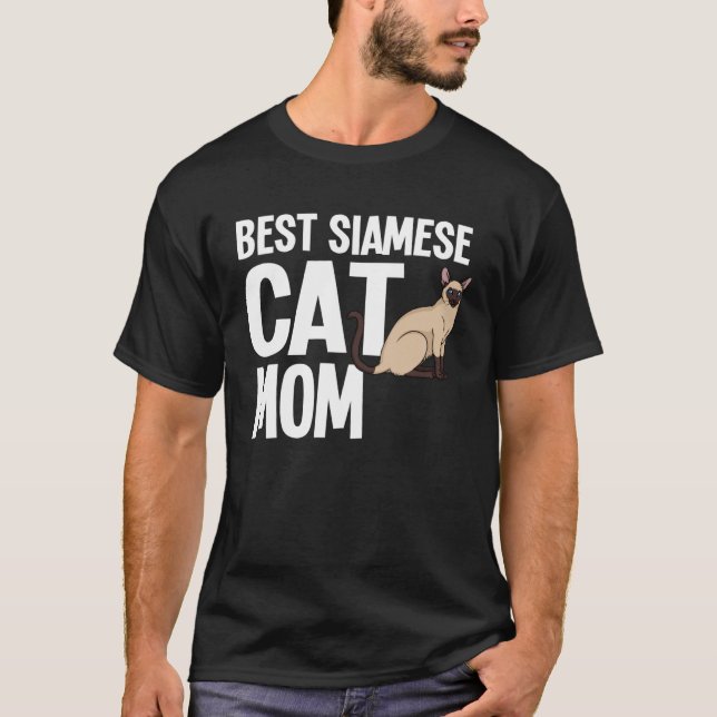 Siamese Cat  Kitten Owner T-Shirt (Front)
