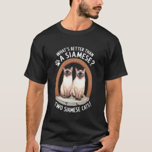 Siamese Cat Lover Kitten Meow Animal Cat Lady Pet T-Shirt