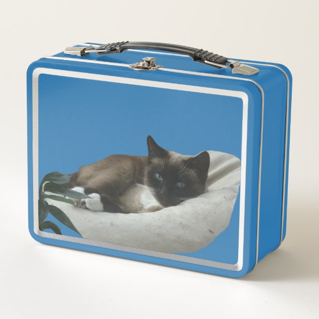 Siamese Cat Lunchbox (Front)