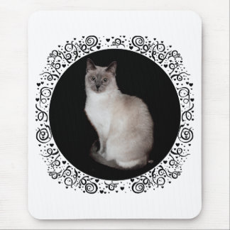 Siamese Cat Mouse Mat