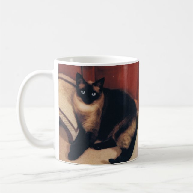 Siamese Cat Mug (Left)