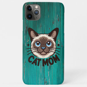 Siamese Cat Mum Mothers day Gift for Feline Lovers iPhone 11 Pro Max Case