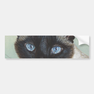 Siamese Cat Murphy Bumper Sticker