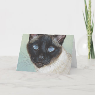 Siamese Cat Murphy Card