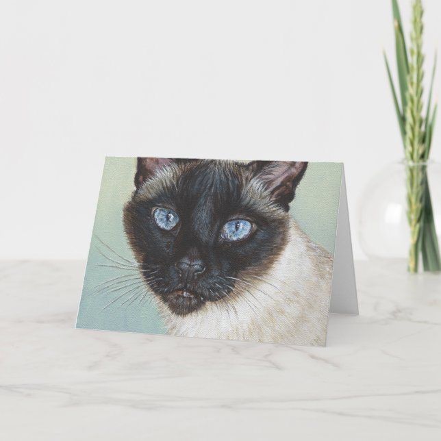 Siamese Cat Murphy Card (Front)