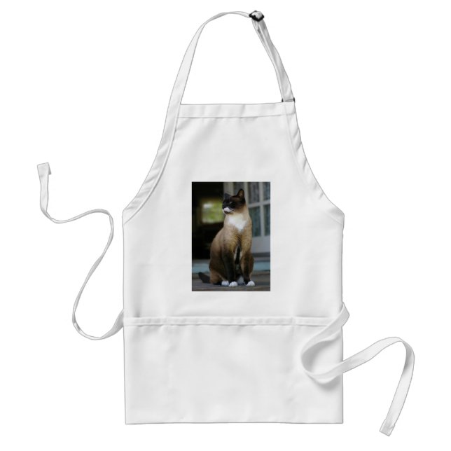 Siamese Cat on the Porch Standard Apron (Front)