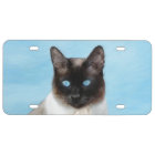 Siamese Cat Painting - Cute Original Cat Art