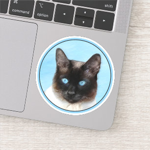 Siamese Cat Painting Original Animal Art