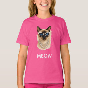 Siamese Cat Party T-Shirt