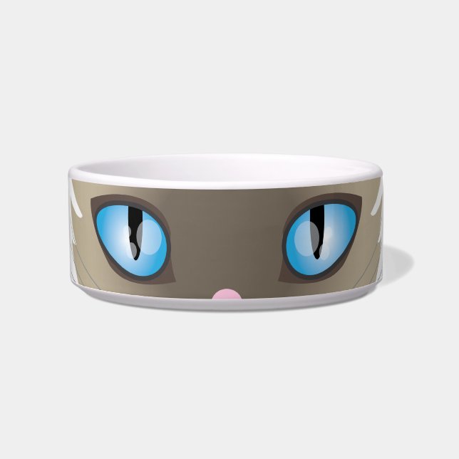 Siamese Cat Pet Bowl for Food OR Water (Front)