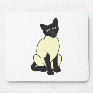 Siamese Cat Pet Cute Destiny Animals Mouse Mat