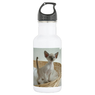 Siamese Cat Pet Purr Meow Kitty Destiny 532 Ml Water Bottle