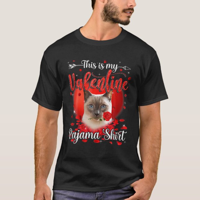 Siamese Cat Pocket T-Shirt (Front)