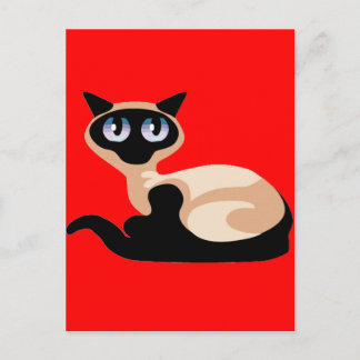 Siamese Cat Postcard